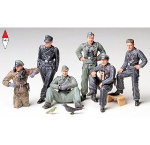 , , , TAMIYA 1/35 GERMAN TANK CREW AT REST