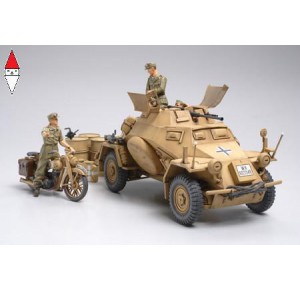, , , TAMIYA 1/35 GERMAN ARMORED CAR SD.KFZ.222 NORTH AFRICAN CAMPAIGN