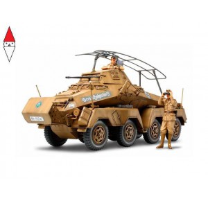 , , , TAMIYA 1/35 GERMAN 8-WHEELED HEAVY ARMORED CAR SD.KFZ.232 AFRICA-CORPS