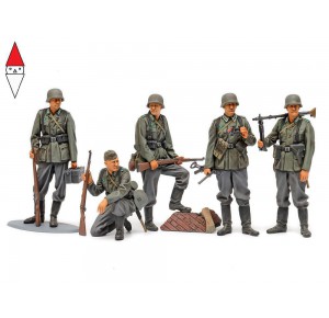 , , , TAMIYA 1/35 GERMAN INFANTRY SET MID-WWII