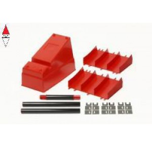 , , , TAMIYA SOPRAELEVATA 3 CORSIE ROSSA PER PISTA MINI4WD