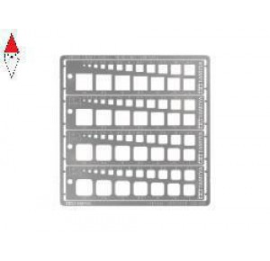 , , , TAMIYA MODELING TEMPLATE QUADRATI 1-10 MM
