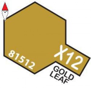 , , , VERNICE MODELLISMO TAMIYA MINI 10ML X-12 GOLD LEAF
