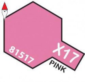 , , , ACRILICO MODELLISMO TAMIYA MINI 10ML X-17 PINK