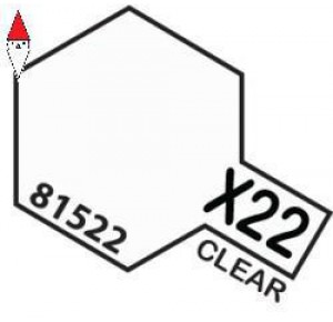 , , , VERNICE MODELLISMO TAMIYA MINI 10ML X-22 CLEAR
