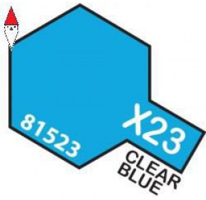 , , , ACRILICO MODELLISMO TAMIYA MINI 10ML X-23 CLEAR BLUE