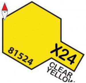 , , , ACRILICO MODELLISMO TAMIYA MINI 10ML X-24 CLEAR YELLOW
