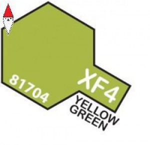 , , , ACRILICO MODELLISMO TAMIYA MINI 10ML XF-4 YELLOW GREEN