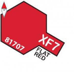 , , , ACRILICO MODELLISMO TAMIYA MINI 10ML XF-7 FLAT RED