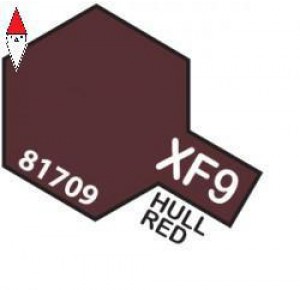 , , , ACRILICO MODELLISMO TAMIYA MINI 10ML XF-9 HULL RED