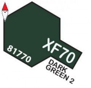 , , , ACRILICO MODELLISMO TAMIYA MINI 10ML XF-70 DARK GREEN