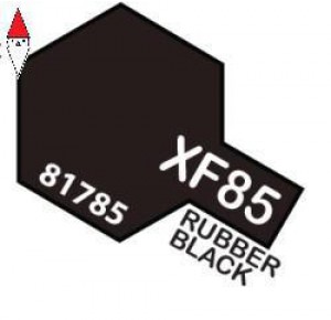 , , , VERNICE MODELLISMO TAMIYA MINI 10ML XF-85 RUBBER BLACK