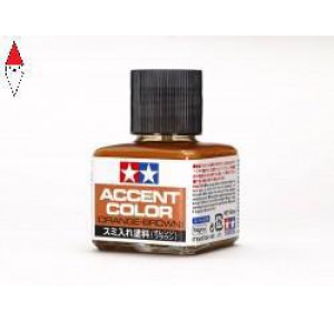 , , , SMALTO MODELLISMO TAMIYA FIGURE ACCENT COLOR ORANGE-BROWN