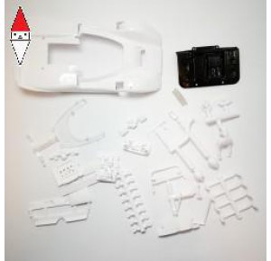 , , , THUNDERSLOT MCLAREN M6 COMPLETE WHITE BODY KIT