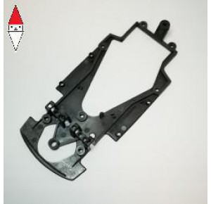 , , , THUNDERSLOT MCLAREN ELVA CHASSIS DARK GREY (STIFF)