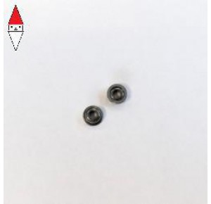 , , , THUNDERSLOT FLANGED BEARINGS FOR REAR AXLE (2 PCS)