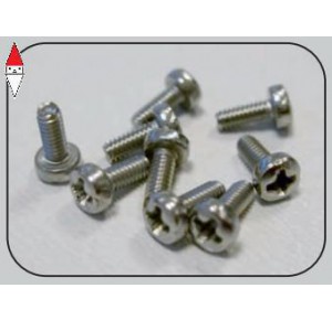 , , , THUNDERSLOT CROSS HEAD METRIC SCREWS 2X8 MM (10 PCS.)