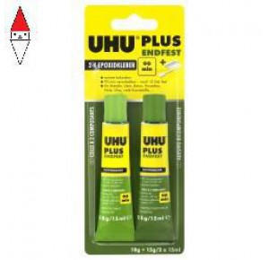 , , , UHU UHU PLUS ENDFEST 90MIN BLISTER 30ML (2X15ML)