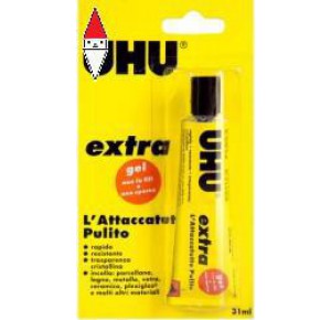 , , , UHU UHU ATTACCATUTTO EXTRA GEL 31ML