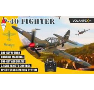, , , VOLANTEXRC P-40 FIGHTER RTF WARHAWK 400MM