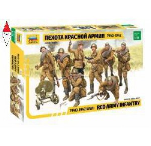 , , , ZVEZDA 1/35 RED ARMY INFANTRY (1940-1942 WWII)