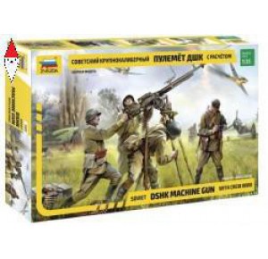 , , , ZVEZDA 1/35 SOVIET DSHK MACHINE GUN WITH CREW WWII