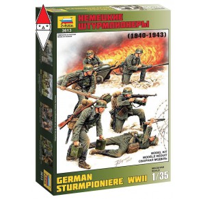 , , , ZVEZDA 1/35 GERMAN STURMPIONIERE WWII