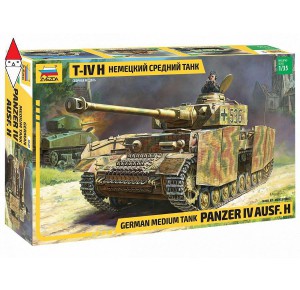, , , ZVEZDA 1/35 GERMAN MEDIUM TANK PANZER IV AUSF.H
