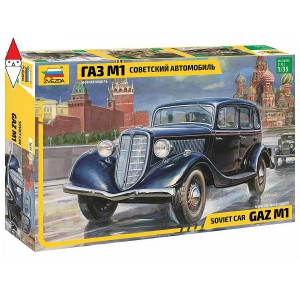 , , , ZVEZDA 1/35 GAZ M1 SOVIET CAR