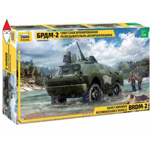 , , , ZVEZDA 1/35 SOVIET ARMORED RECONNAISSANCE BRDM-2