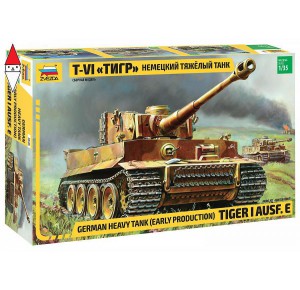 , , , ZVEZDA 1/35 GERMAN HEAVY TANK TIGER I AUSF. E EARLY PRODUCTION