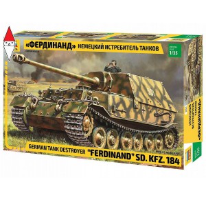 , , , ZVEZDA 1/35 SD.KFZ.184 FERDINAND GERMAN TANK DESTROYER