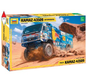 , , , ZVEZDA 1/35 TRUCK KAMAZ-43509