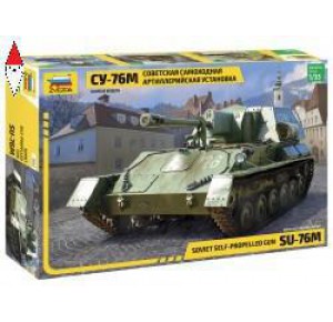 , , , ZVEZDA 1/35 SU-76M SOVIET SELF-PROPELLED GUN