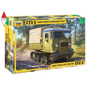 , , , ZVEZDA 1/35 STZ-5 SOVIET ARTILLERY TRACTOR