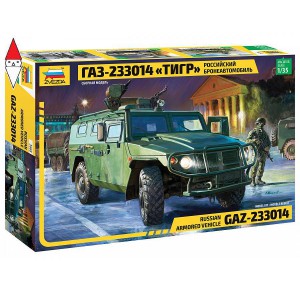 , , , ZVEZDA 1/35 RUSSIAN ARMORED VEHICLE GAZ-233014