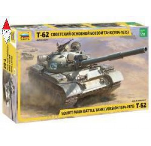 , , , ZVEZDA 1/35 SOVIET MAIN BATTLE TANK T-62 (VERSION 1974-1975)