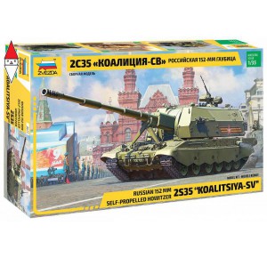 , , , ZVEZDA 1/35 2S35 KOALITSIYA-SV RUSSIAN 152 MM SELF-PROPELLED HOWITZER