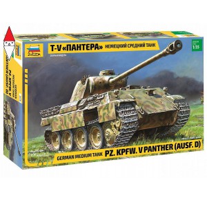 , , , ZVEZDA 1/35 GERMAN MEDIUM TANK PZ.KPFW.V PANTHER AUSF.D