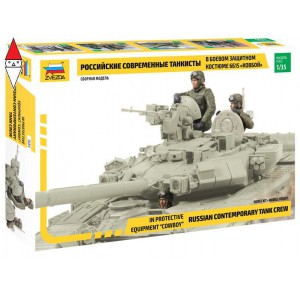 , , , ZVEZDA 1/35 RUSSIAN TANK CREW - COMBAT VERSION