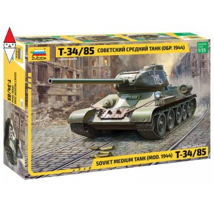 , , , ZVEZDA 1/35 SOVIET MEDIUM TANK T-34/85