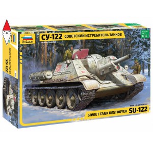 , , , ZVEZDA 1/35 SU-122 SOVIET TANK DESTROYER