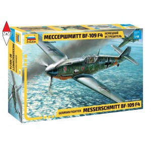 , , , ZVEZDA 1/48 MESSERSCHMITT BF-109 F4 GERMAN FIGHTER