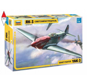 , , , ZVEZDA 1/48 YAK-3 SOVIET FIGHTER