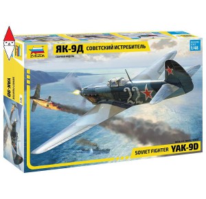, , , ZVEZDA 1/48 SOVIET FIGHTER YAK-9D