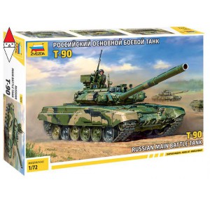 , , , ZVEZDA 1/72 T-90 RUSSIAN MAIN BATTLE TANK