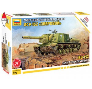 , , , ZVEZDA 1/72 ISU-152 SOVIET TANK DESTROYER