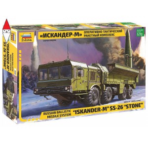 , , , ZVEZDA 1/72 ISKANDER-M SS-26 STONE RUSSIAN BALLISTIC MISSILE SYSTEM