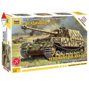 , , , ZVEZDA 1/72 FERDINAND SD.KFZ.184