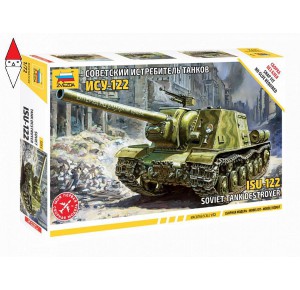 , , , ZVEZDA 1/72 ISU-122 SOVIET TANK DESTROYER